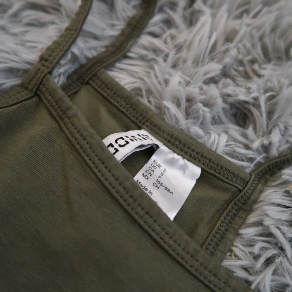 Olive Green H&M crop top - Picture 2 of 3